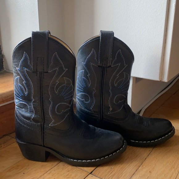 Masterson Boot Company Shoes Stylish Girls Cowboy Boots Black With